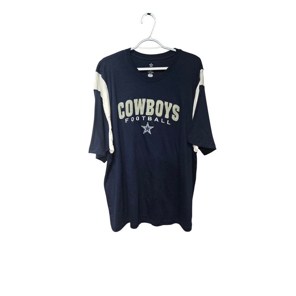 NFL Dallas Cowboys T-Shirt Mens 2XL Navy Blue Football Authentic Apparel NWT